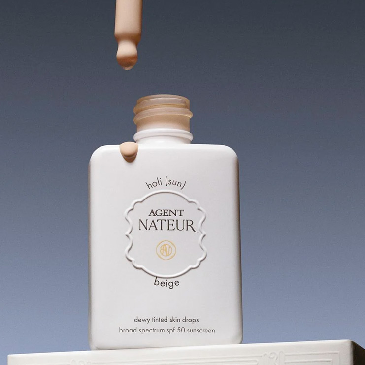 Holi (sun) Dewy Tinted Skin Drops SPF50 - AGENT NATEUR