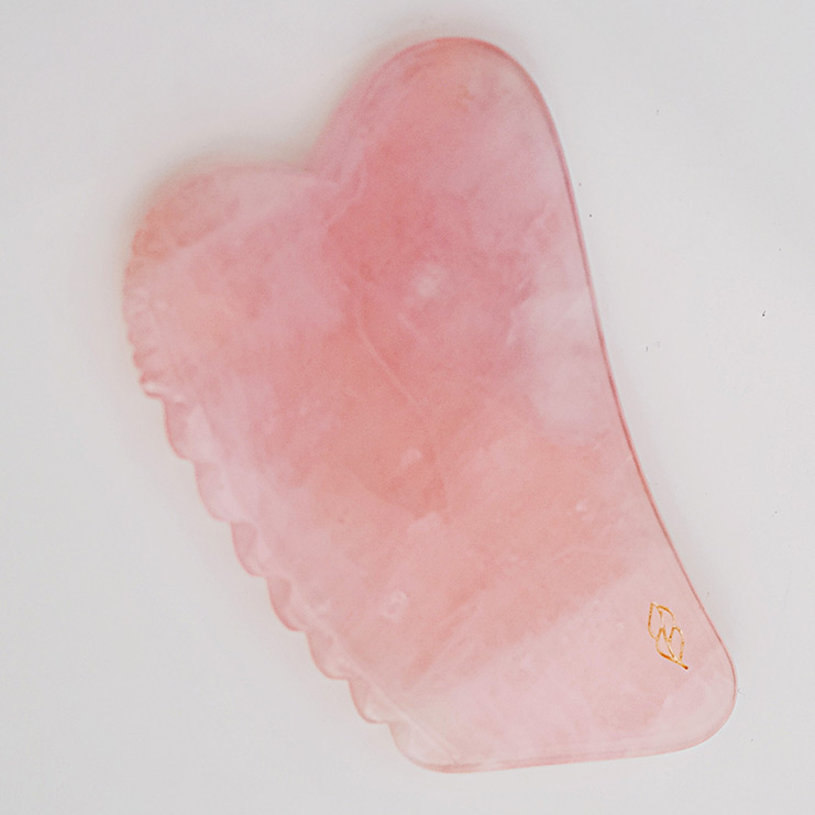 Gua Sha Rose Quartz - BAZAR BIO TOOLS